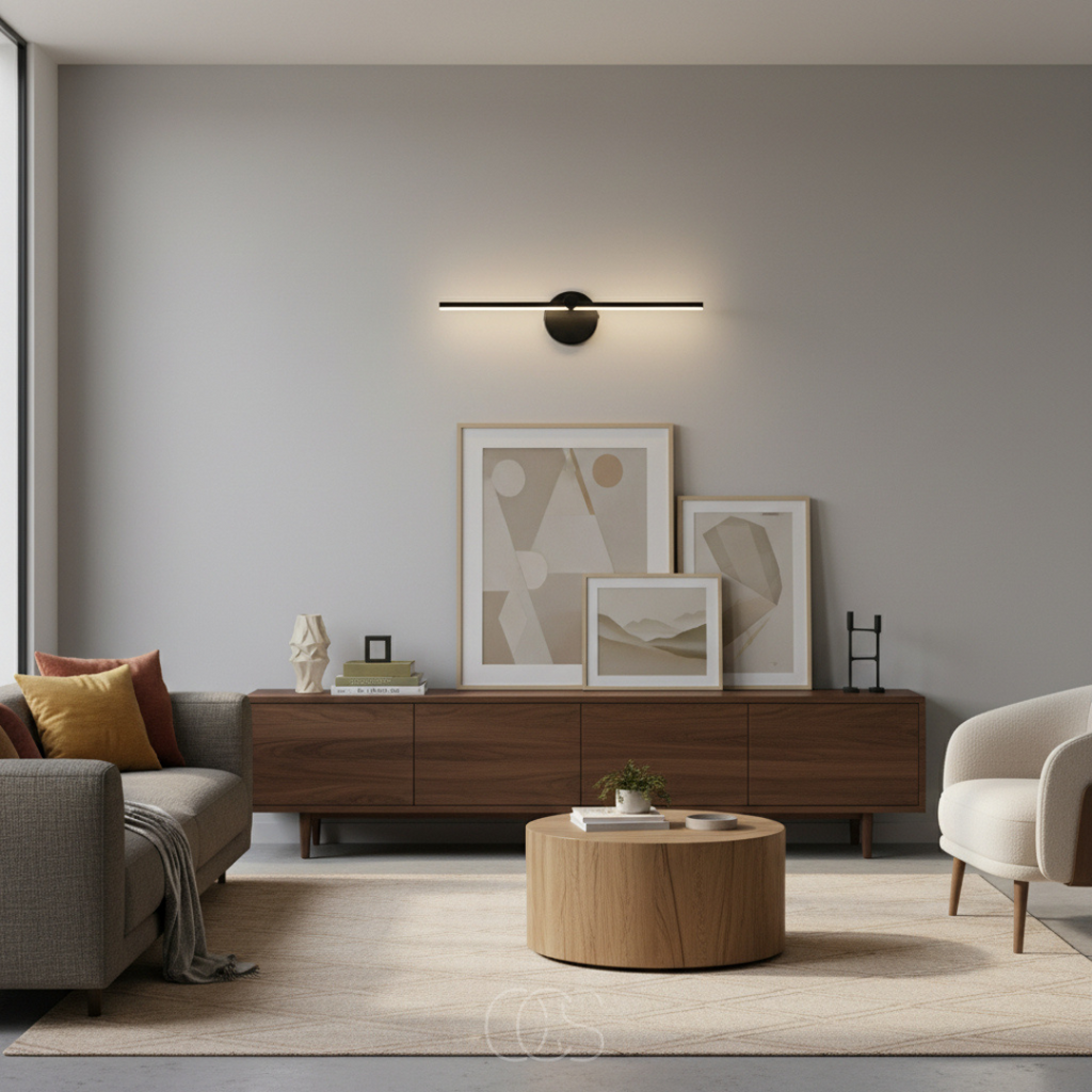 OCS - Lampada a Muro LED Nera – Moderna e Impermeabile