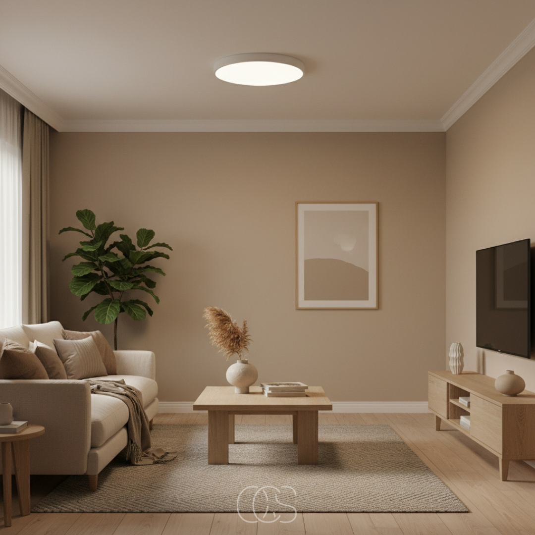 OCS - Lampada da soffitto LED Ronde & Platte – Design Moderno in Bianco o Nero
