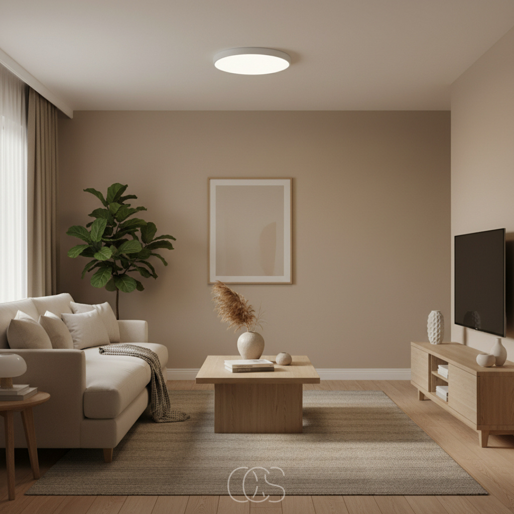 OCS - Lampada da soffitto LED Ronde & Platte – Design Moderno in Bianco o Nero