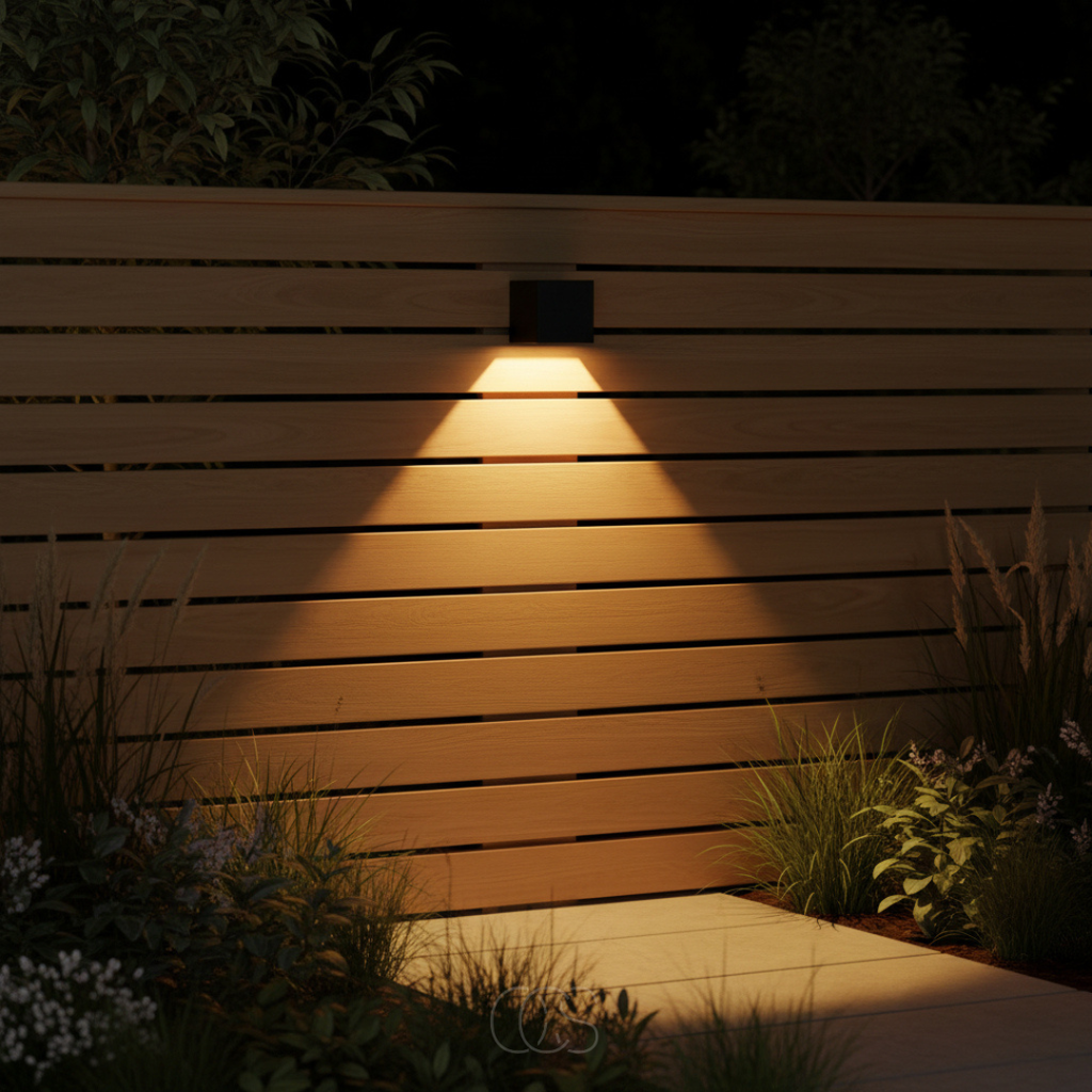 OCS - Lampada da parete solare LED Luxe