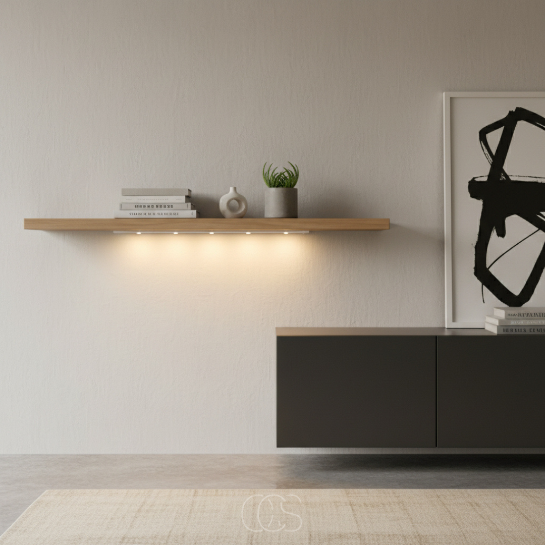 OCS - Illuminazione a LED per Armadi - Senza Fili - Con Sensore di Movimento - Magnetico e Autoadesivo