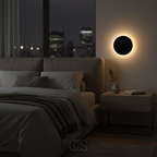 OCS - Applique Rotonda - Design Moderno LED in Nero