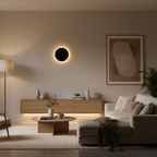 OCS - Applique Rotonda - Design Moderno LED in Nero