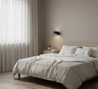 Lampada LED da Parete con Forma Rotonda Compatta
