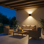 OCS - Lampada da Parete Esterna Wireless – Solare con Sensore & Impermeabile IP65
