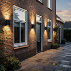 OCS - Lampada da Parete Esterna Wireless – Solare con Sensore & Impermeabile IP65