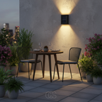 OCS - Lampada da Parete Esterna Wireless – Solare con Sensore & Impermeabile IP65