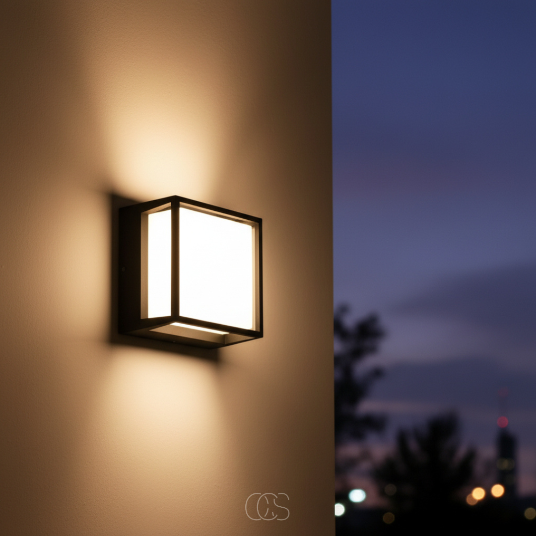 OCS - Applique da esterno cubo - Illuminazione moderna per esterni