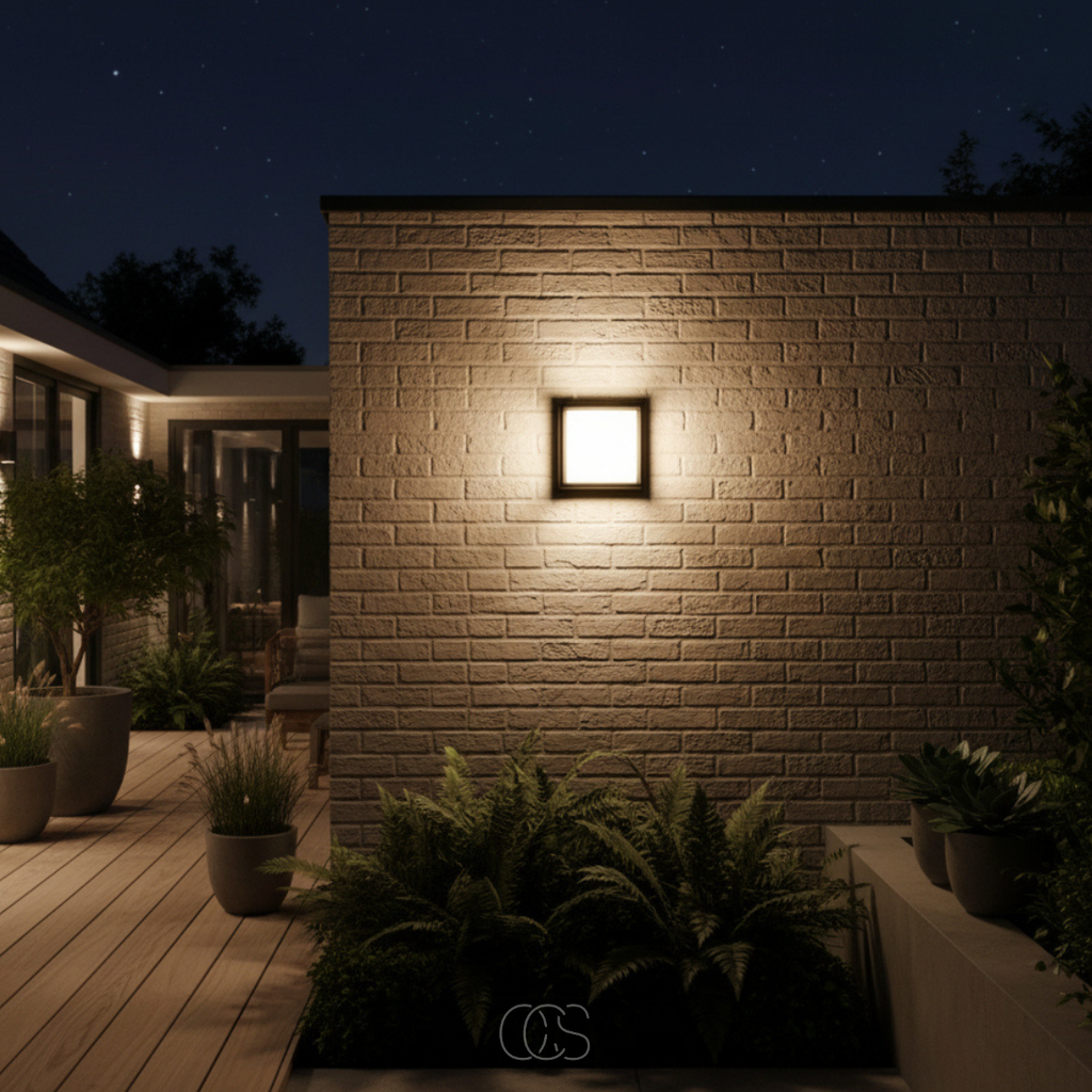 OCS - Applique da esterno cubo - Illuminazione moderna per esterni