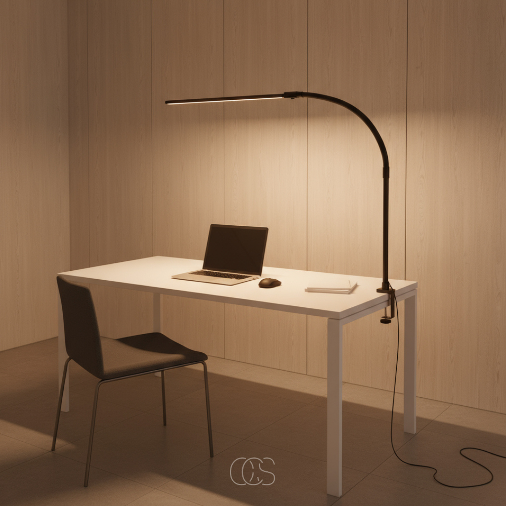OCS - Lampada da Scrivania Dimmerabile - 3 Colori di Luce & Design Regolabile