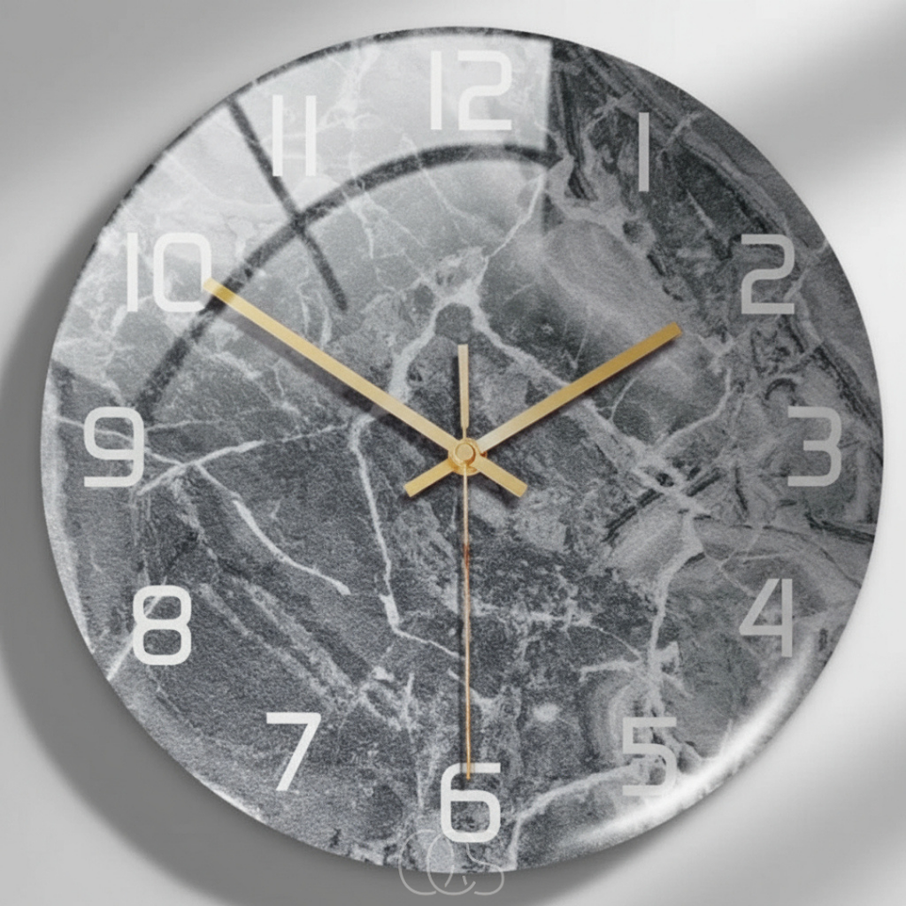 OCS - Orologio da parete in marmo Stille