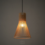 OCS - Lampada a sospensione Drewania in rattan