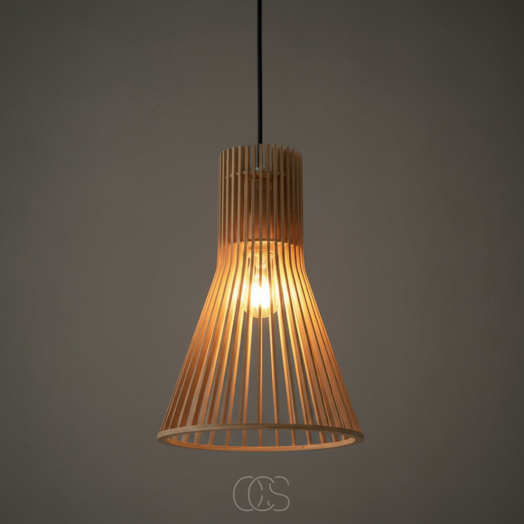 OCS - Lampada a sospensione Drewania in rattan