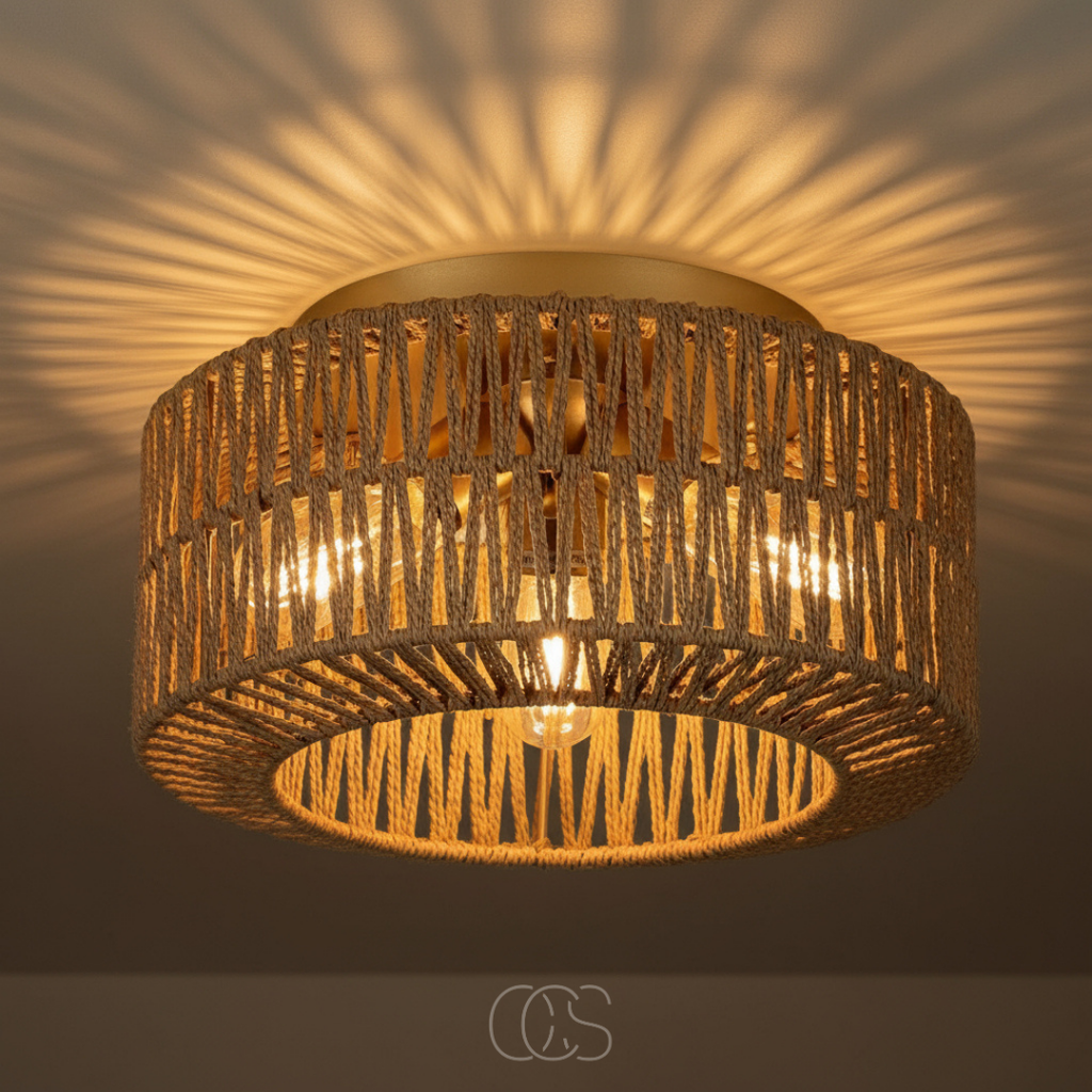 OCS - Sufito Boho Lampada da Soffitto - 3 diverse temperature di colore