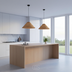 OCS - NorthLight Lampada a Sospensione Rotan - in Bambù Naturale