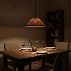 OCS - NorthLight Lampada a Sospensione Rotan - in Bambù Naturale