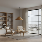 OCS - NorthLight Lampada a Sospensione Rotan - in Bambù Naturale