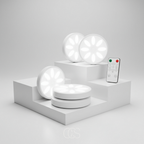 OCS – Lampada Spot LED Wireless con Sensore di Movimento (set di 3)