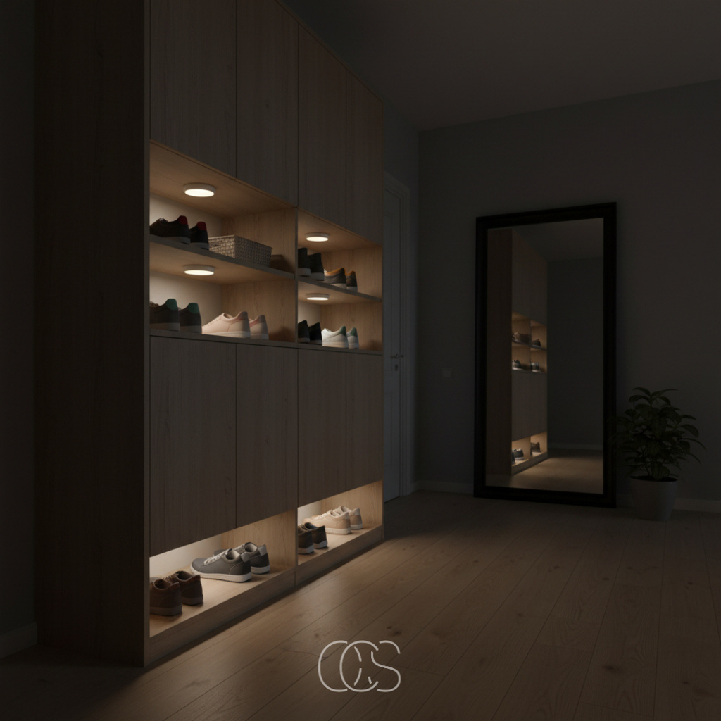 OCS – Lampada Spot LED Wireless con Sensore di Movimento (set di 3)