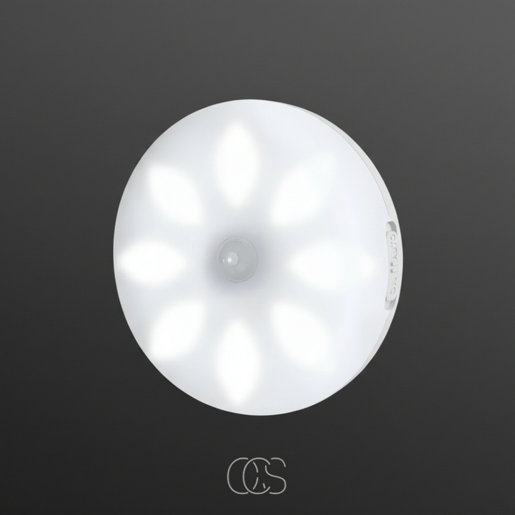 OCS – Lampada Spot LED Wireless con Sensore di Movimento (set di 3)