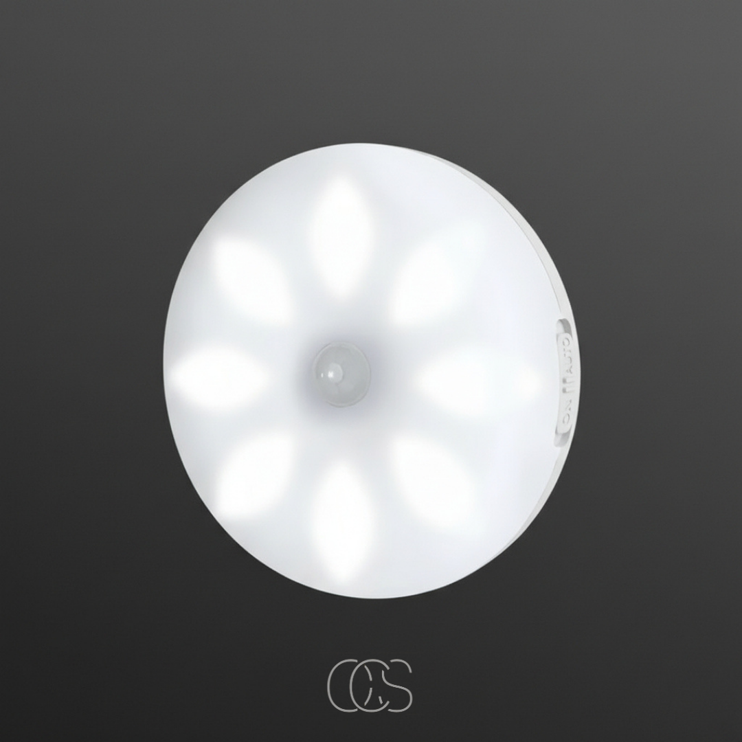 OCS – Lampada Spot LED Wireless con Sensore di Movimento (set di 3)
