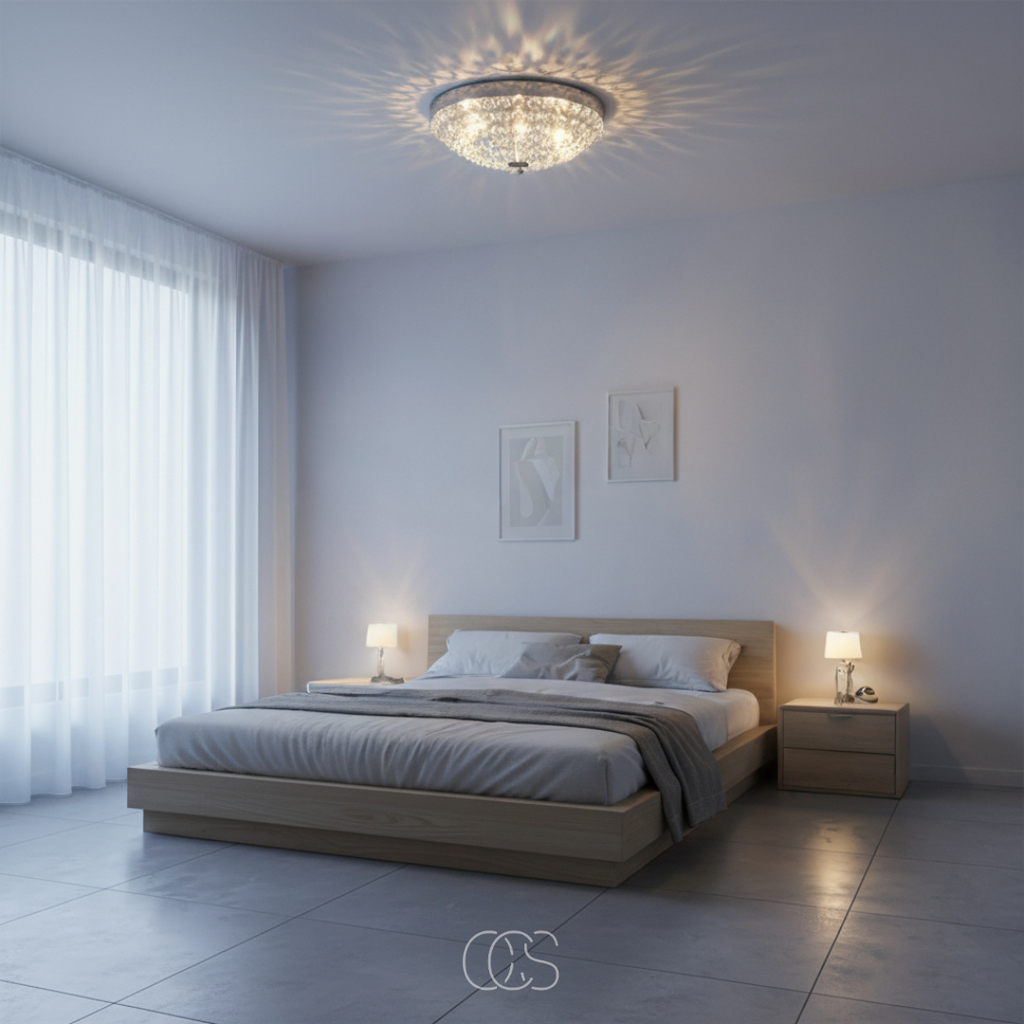 OCS - Lampada da soffitto rotonda Kristal