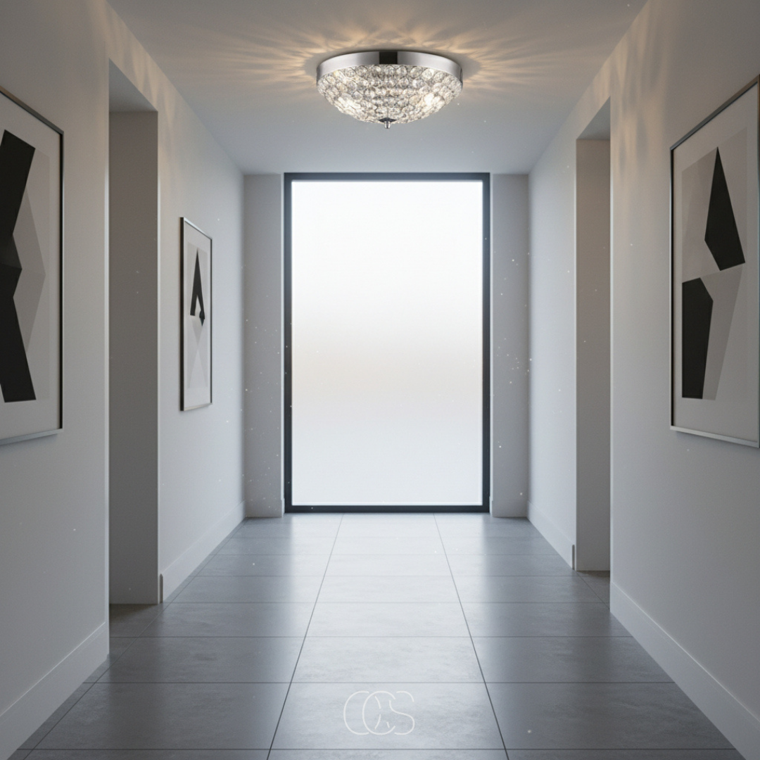 OCS - Lampada da soffitto rotonda Kristal