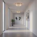OCS - Lampada da soffitto rotonda Kristal