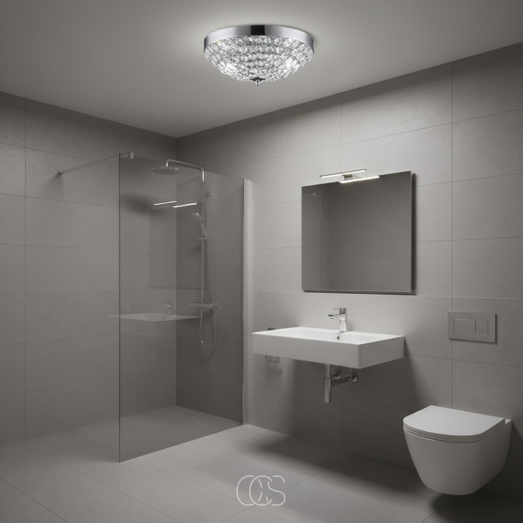 OCS - Lampada da soffitto rotonda Kristal