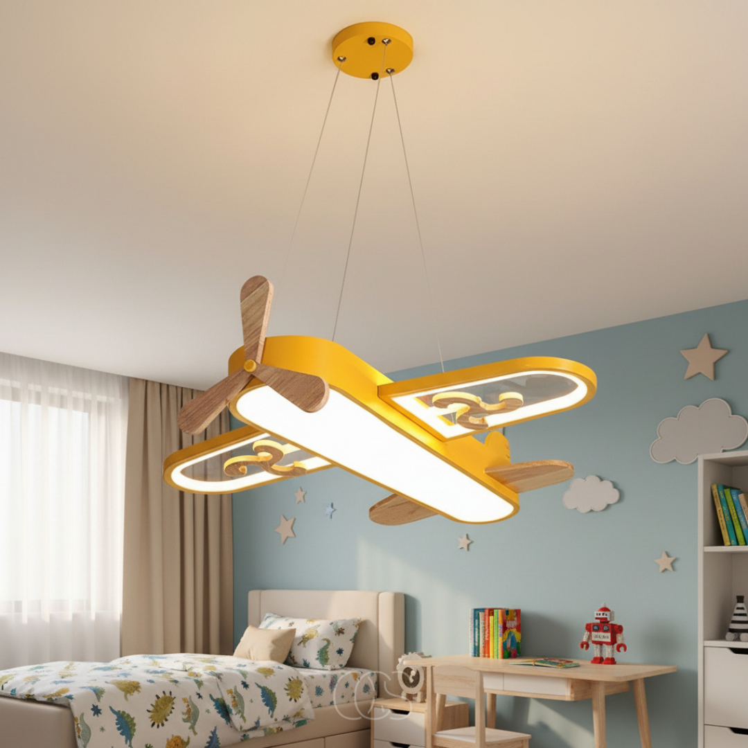OCS - Lampada a sospensione aereo per camere dei bambini - dimmerabile