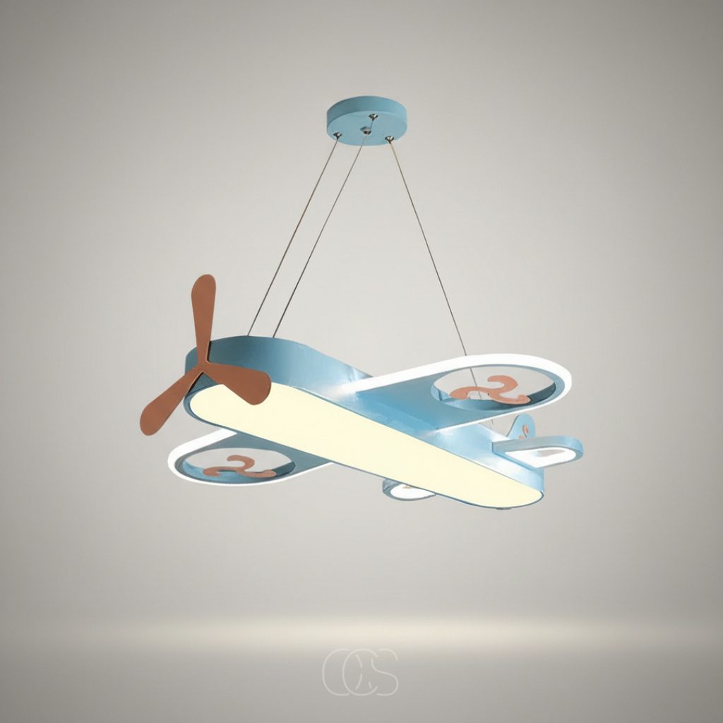 OCS - Lampada a sospensione aereo per camere dei bambini - dimmerabile