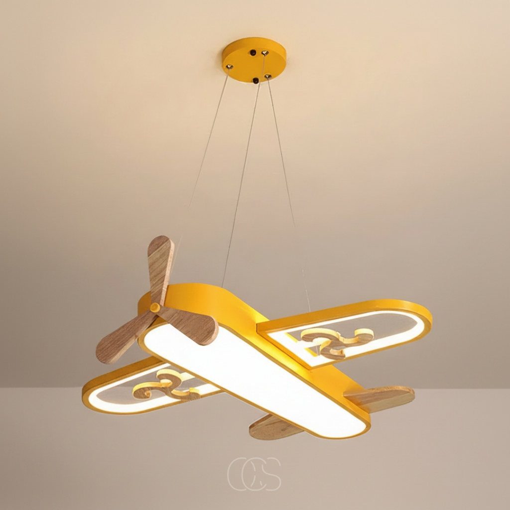 OCS - Lampada a sospensione aereo per camere dei bambini - dimmerabile