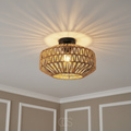 OCS - Lampada da soffitto Lina in rattan