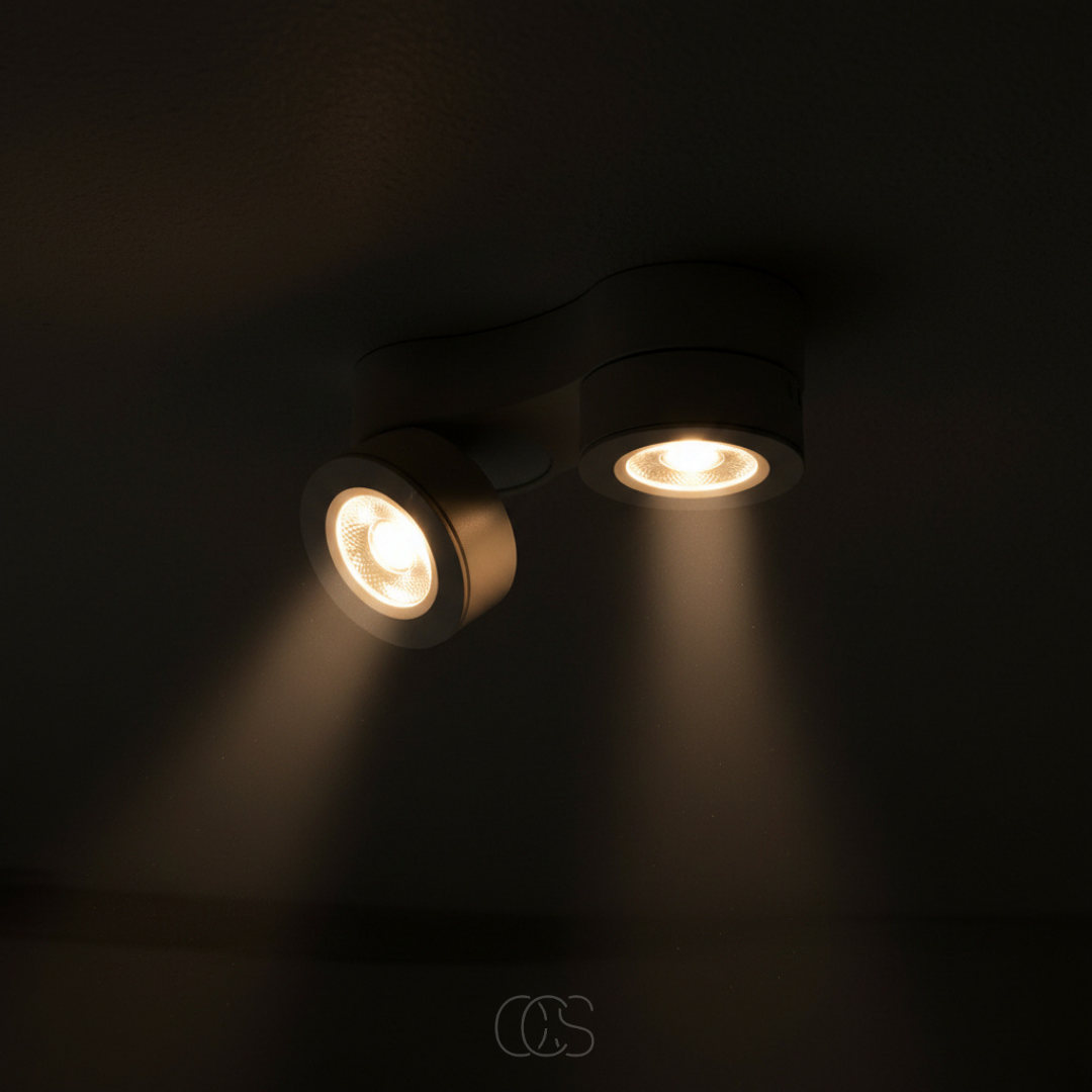 OCS - Lampada a soffitto LED Rotari - 2 luci