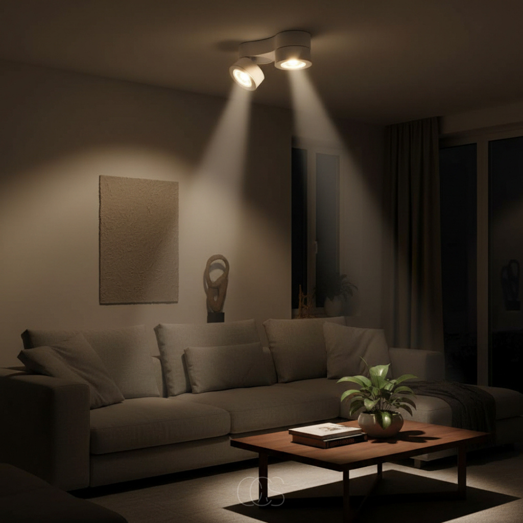 OCS - Lampada a soffitto LED Rotari - 2 luci