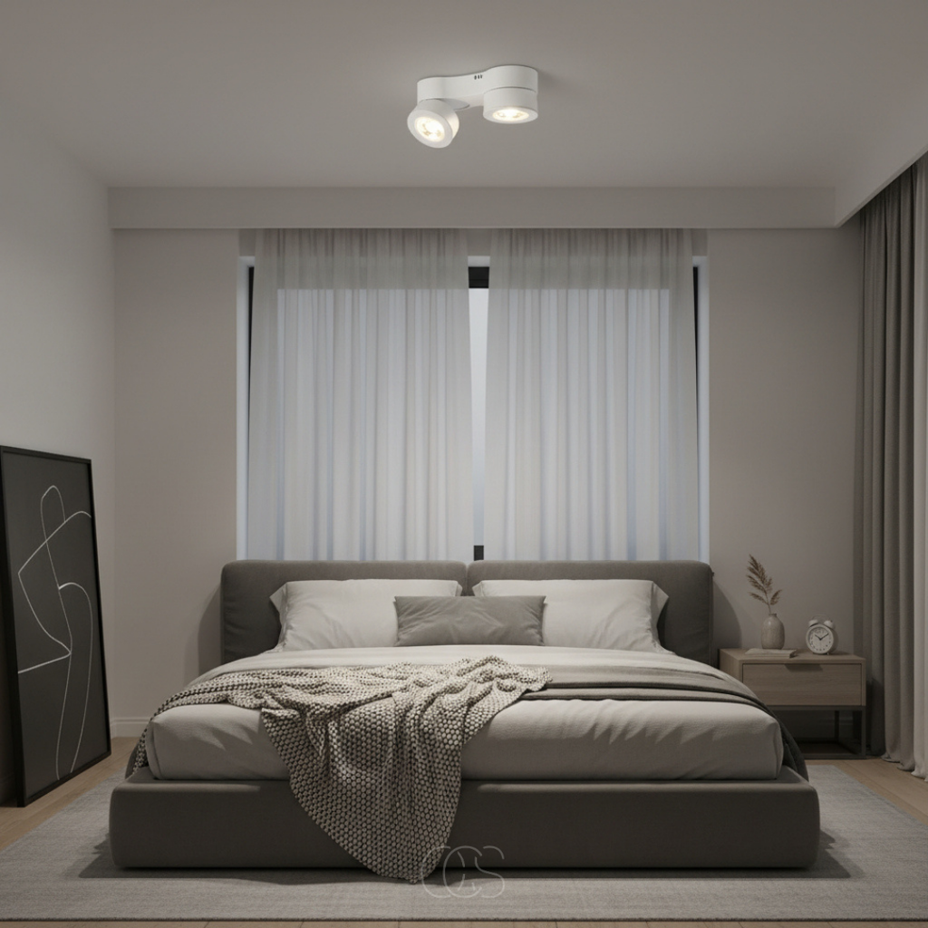 OCS - Lampada a soffitto LED Rotari - 2 luci