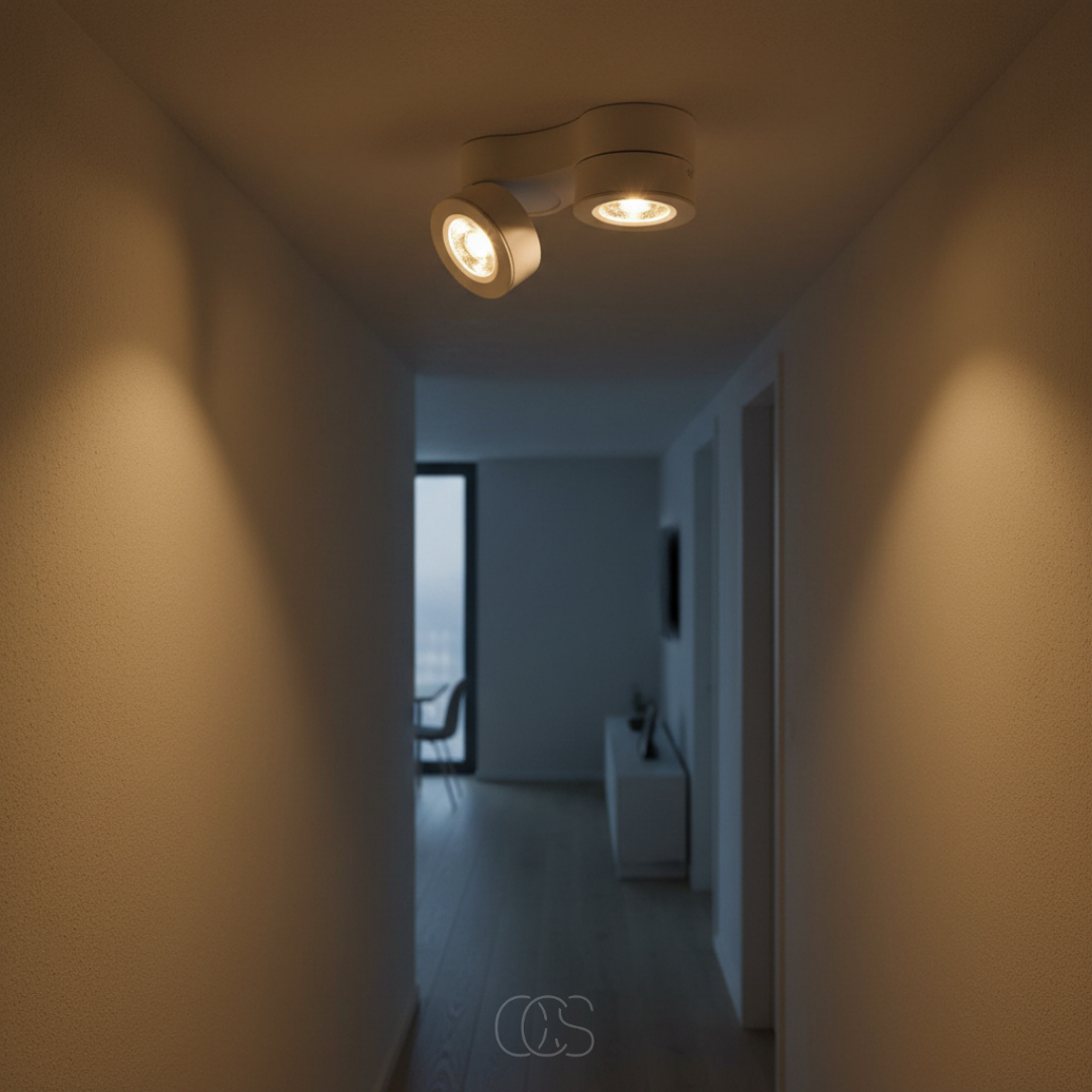 OCS - Lampada a soffitto LED Rotari - 2 luci