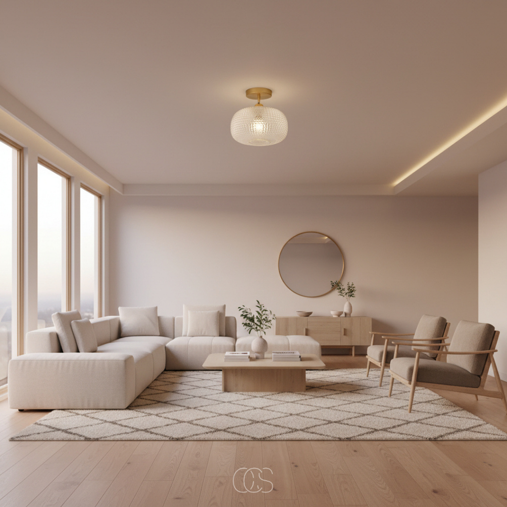 OCS - Lampada da soffitto Sfera di Cristallo