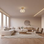 OCS - Lampada da soffitto Sfera di Cristallo