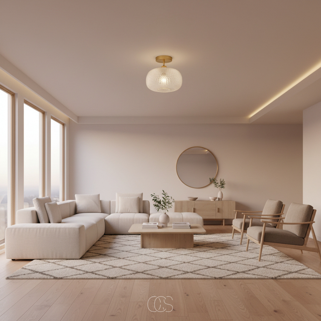 OCS - Lampada da soffitto Sfera di Cristallo