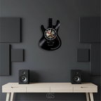 OCS - Orologio da parete in vinile a forma di chitarra