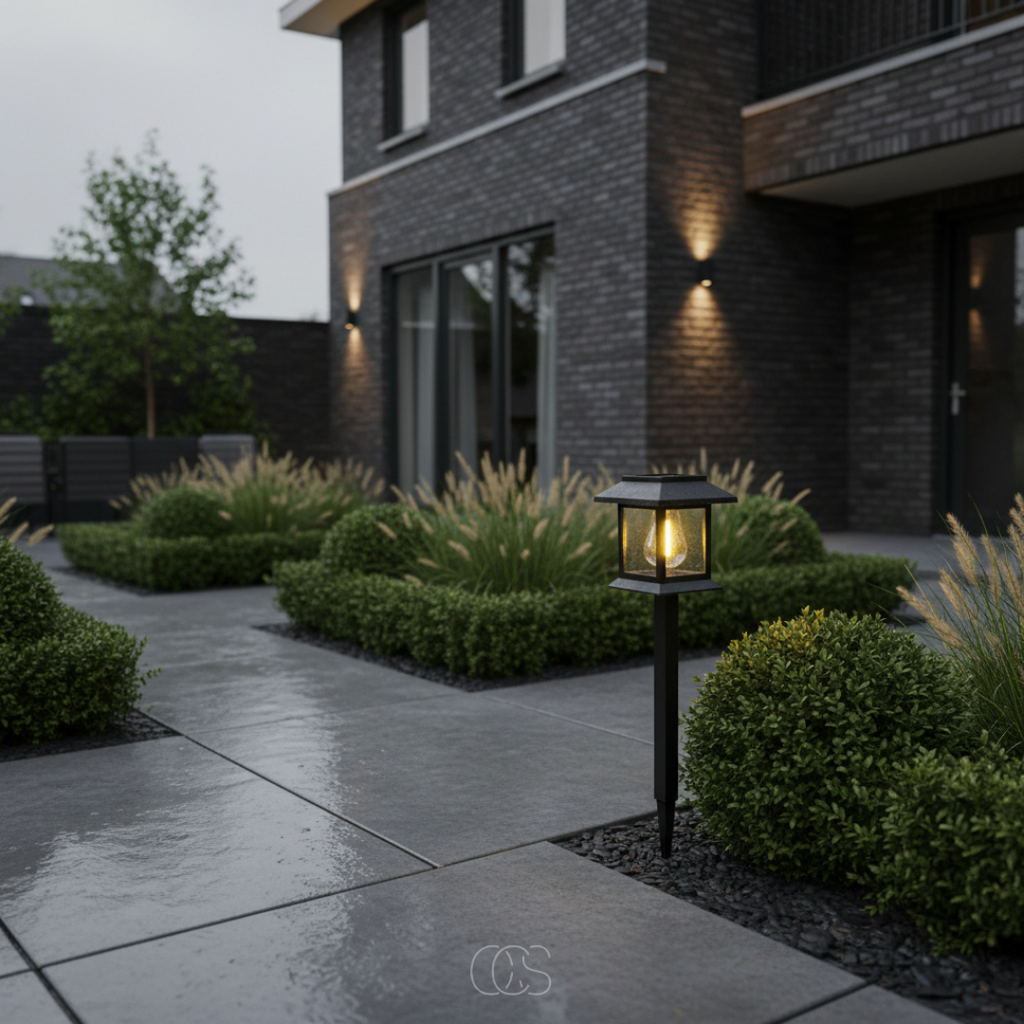 OCS - Gosby Illuminazione da Giardino Solare - a energia solare & accensione/spegnimento automatico