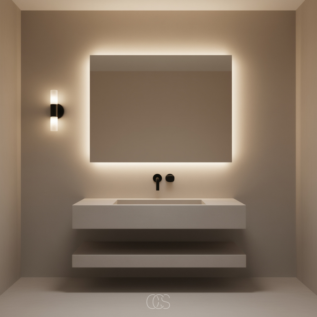 OCS - Ozio Lampada da Parete per Bagno - luce up&down