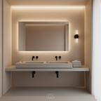 OCS - Ozio Lampada da Parete per Bagno - luce up&down