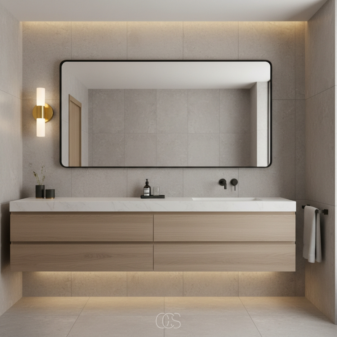 OCS - Ozio Lampada da Parete per Bagno - luce up&down