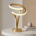 OCS - Lampada da Tavolo LED Spirale Cromo - senza fili