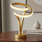 OCS - Lampada da Tavolo LED Spirale Cromo - senza fili