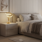 OCS - Lampada da Tavolo LED Spirale Cromo - senza fili