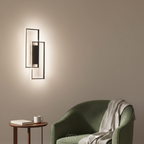 OCS - Lampada da parete LED geometrica rettangolare - Tre colori di luce in una lampada