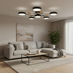 OCS - Lampada da soffitto LED Metallo Macaron
